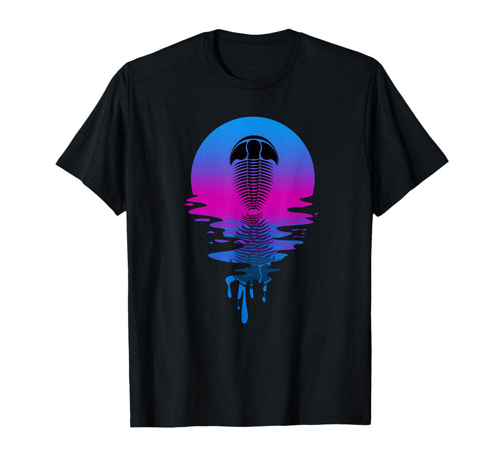 Sunset Trilobite T-Shirt - Aesthetic Graphic for Adults - T-Shirt, Sweatshirt, Hoodie