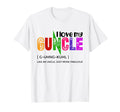 I Love My Guncle Definition Rainbow T-Shirt - Custom Art Print Men Women - T-Shirt, Sweatshirt, Hoodie