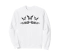 Fairycore Butterfly Tattoo Sweatshirt - Fun Novelty Design for Adults - T-Shirt, Sweatshirt, Hoodie