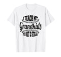 Baseball Grandpa I Teach My Grandkids To T-Shirt - Minimalist Print Unisex - T-Shirt, Sweatshirt, Hoodie