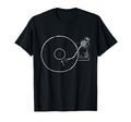 Vinyl Record Player Sketch Drawing T-Shirt - Casual Everyday Wear Men Women - T-Shirt, Sweatshirt, Hoodie