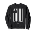 Willy Adames Flag Patriotic Sweatshirt - Minimalist Print for Adults - T-Shirt, Sweatshirt, Hoodie
