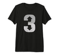3 Up 3 Down Three Up Three Down T-Shirt - Minimalist Print Men Women - T-Shirt, Sweatshirt, Hoodie