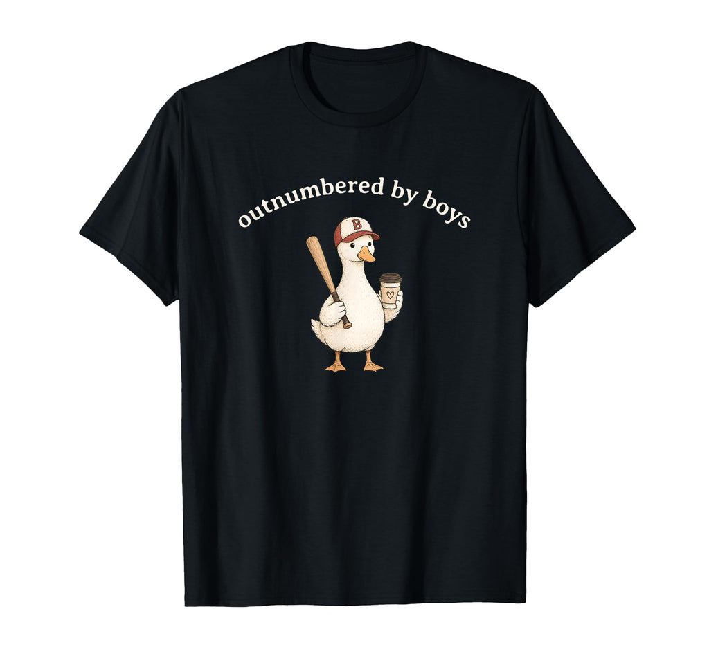 Outnumbered Funny Mom Goose T-Shirt - Fun Novelty Design for Adults - T-Shirt, Sweatshirt, Hoodie