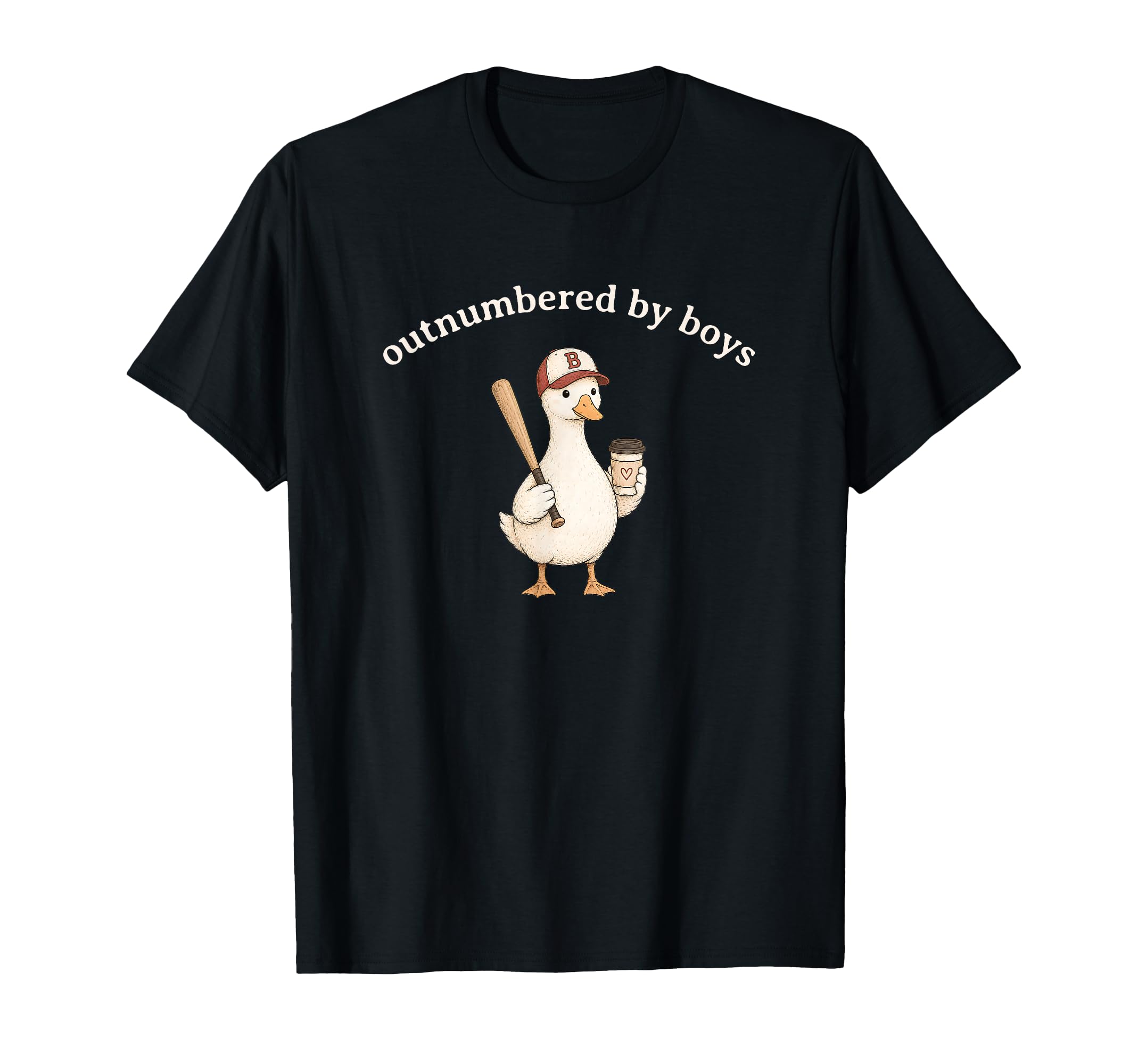 Outnumbered Funny Mom Goose T-Shirt - Fun Novelty Design for Adults - T-Shirt, Sweatshirt, Hoodie