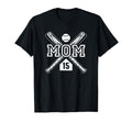Baseball Mom Softball Mom 15 Jersey T-Shirt - Trendy Graphic Men Women - T-Shirt, Sweatshirt, Hoodie