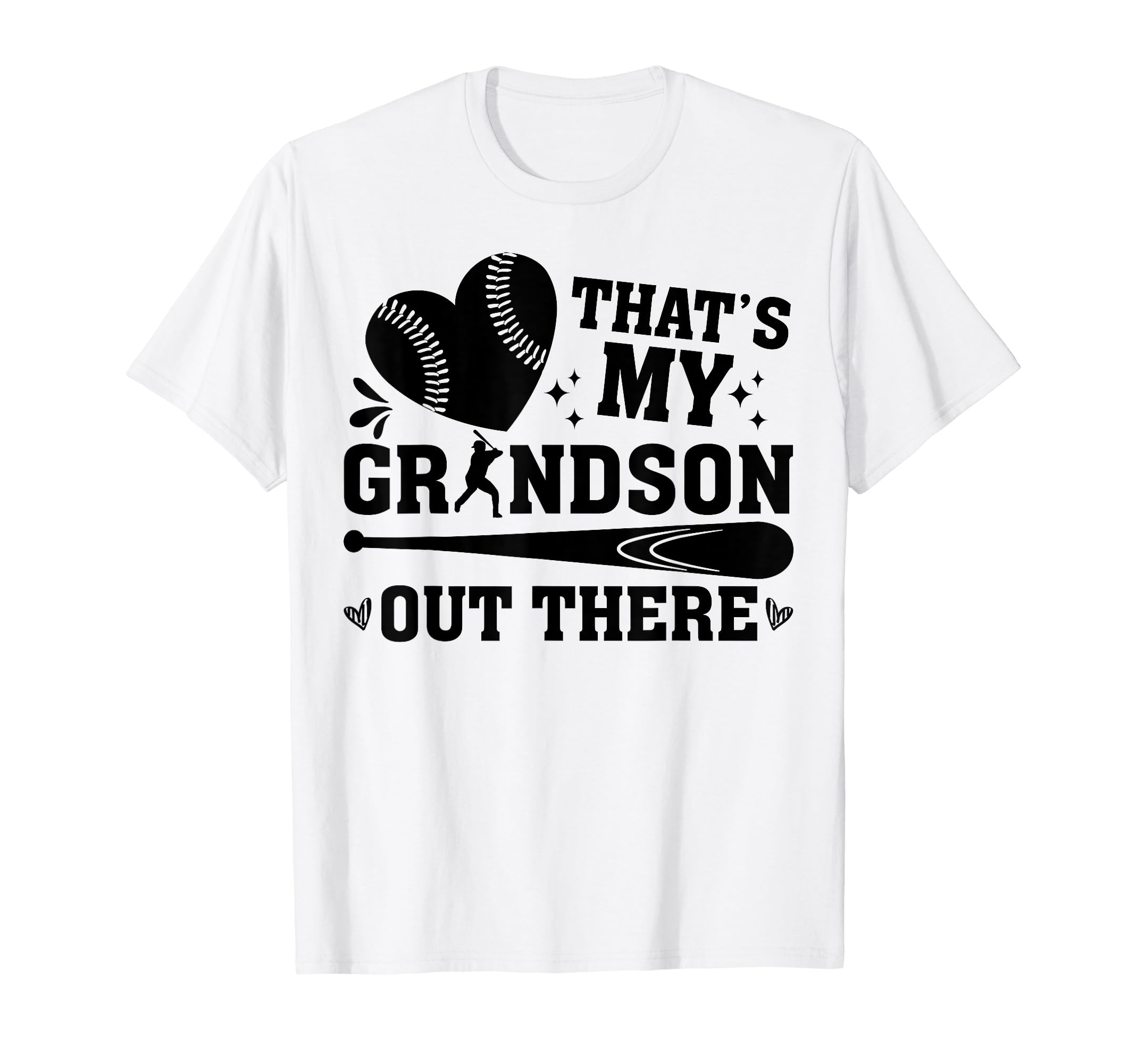Thats My Grandson Out There Baseball T-Shirt - Trendy Graphic Men Women - T-Shirt, Sweatshirt, Hoodie