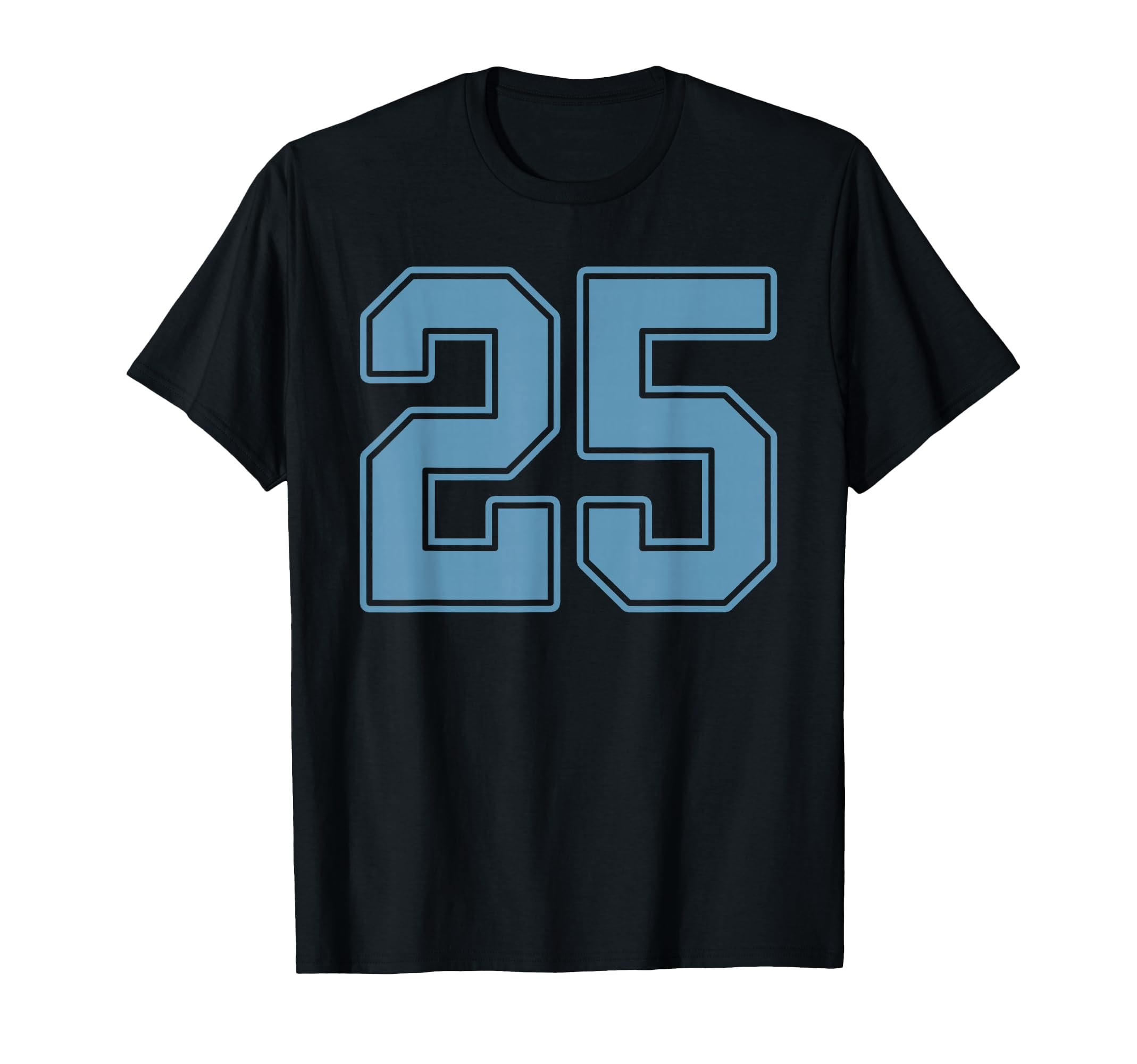 Light Blue Number 25 Jersey Player T-Shirt - Streetwear Style Men Women - T-Shirt, Sweatshirt, Hoodie