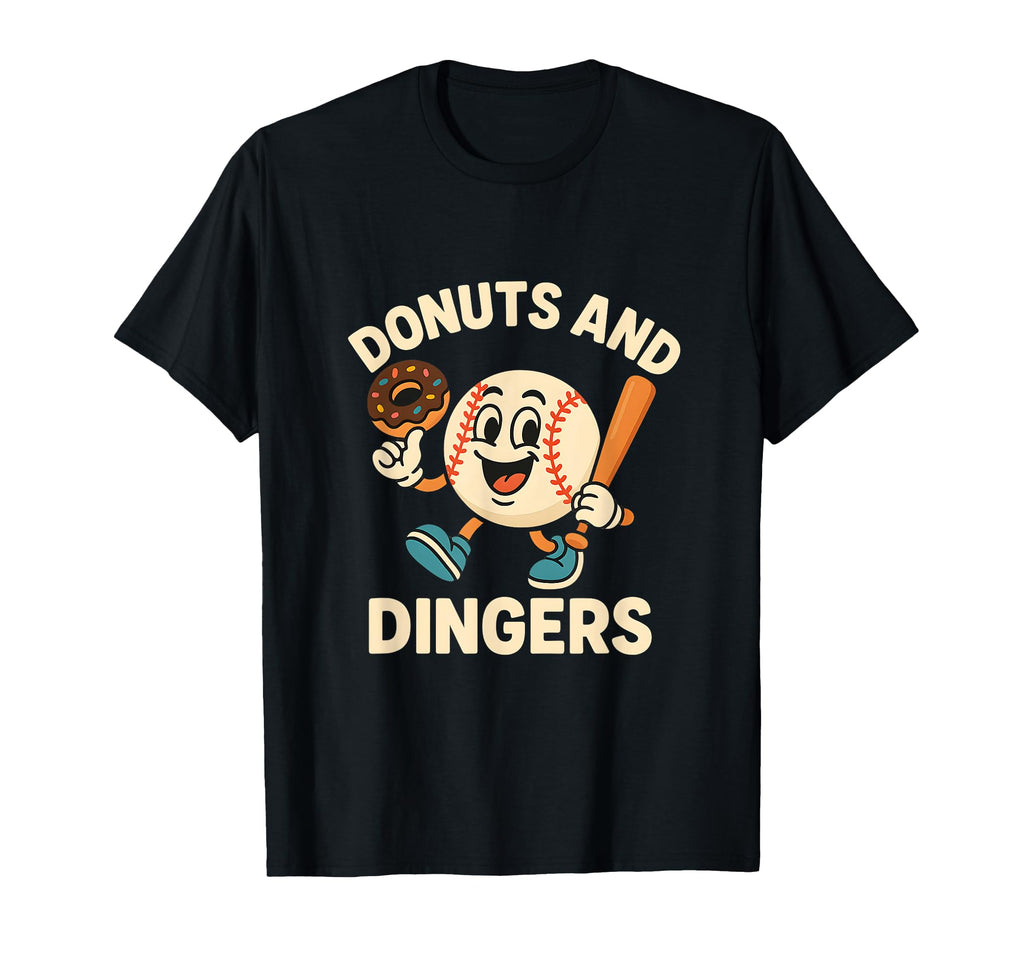 Donuts And Dingers Funny T-Shirt - Casual Everyday Wear for Adults - T-Shirt, Sweatshirt, Hoodie