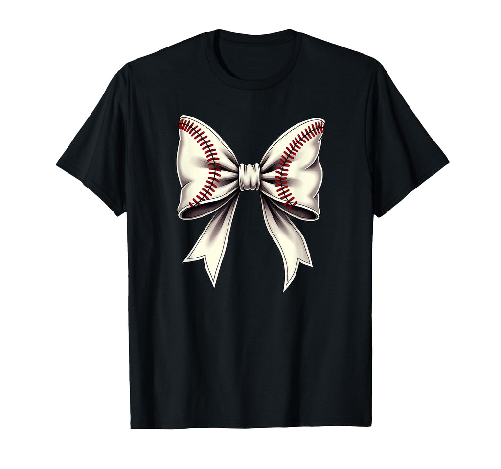 Baseball Coquette Bow Mommy T-Shirt - Custom Art Print Unisex - T-Shirt, Sweatshirt, Hoodie