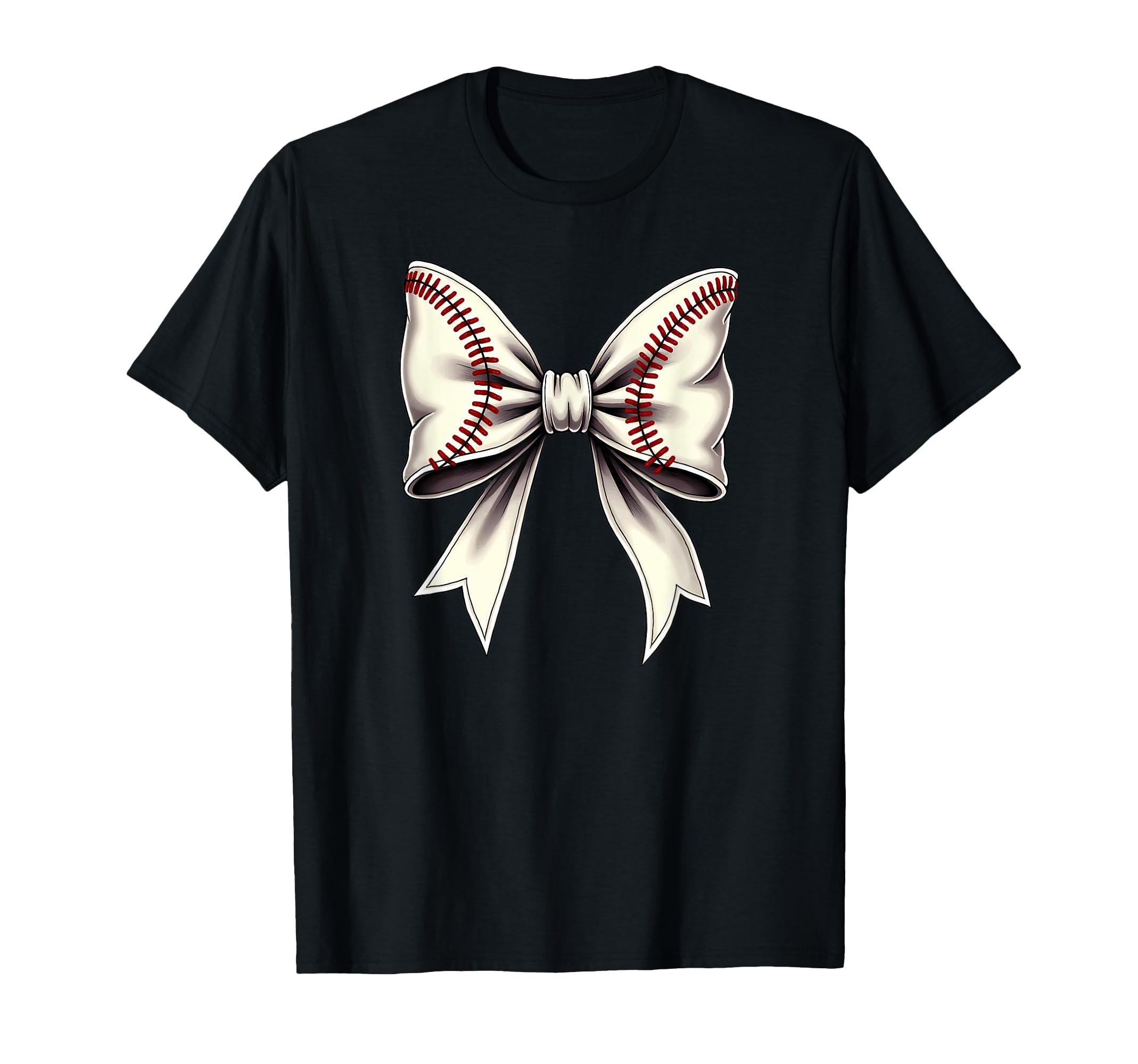 Baseball Coquette Bow Mommy T-Shirt - Custom Art Print Unisex - T-Shirt, Sweatshirt, Hoodie