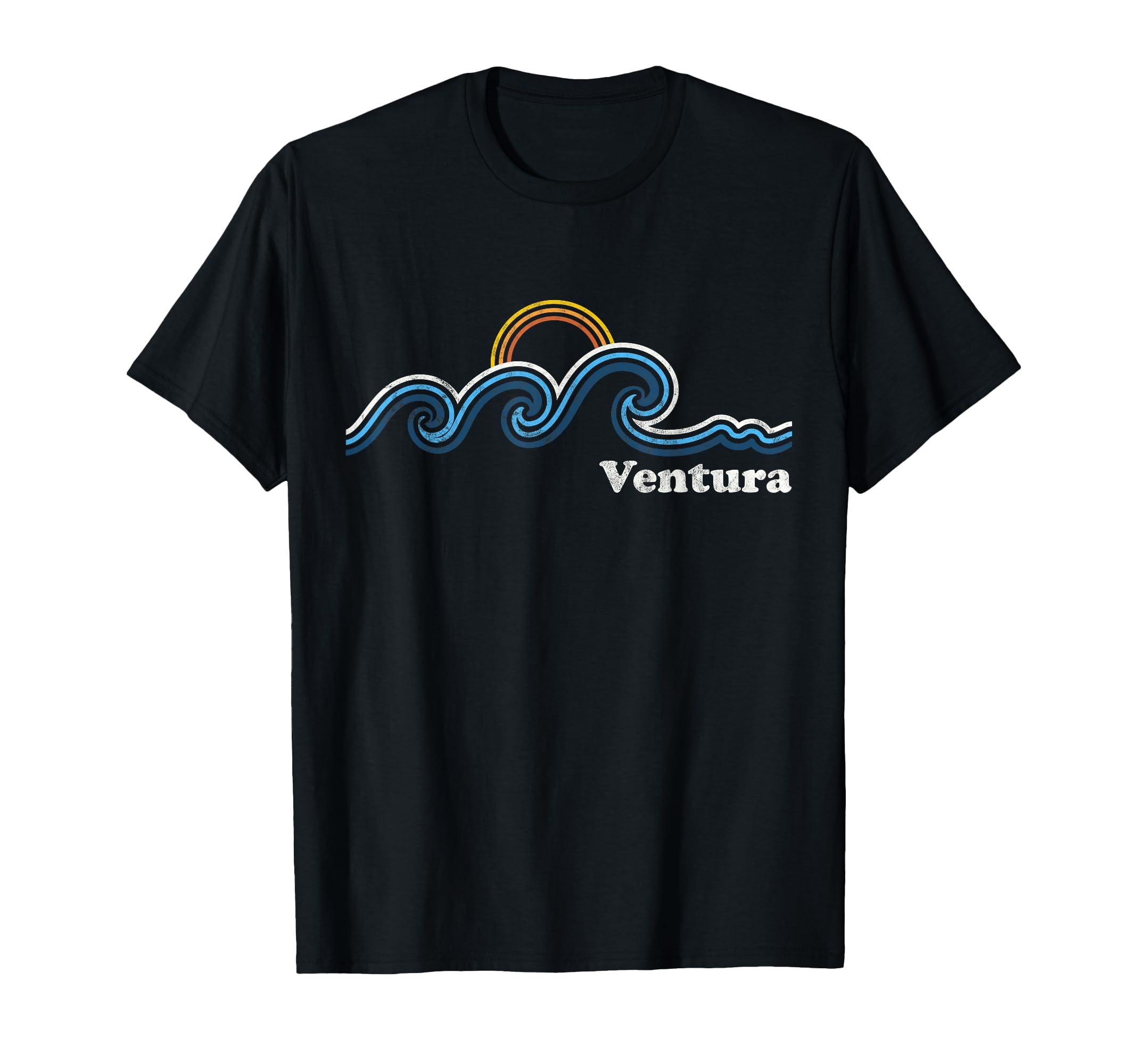 Ventura California Ca Sufing Waves Sunset T-Shirt - Streetwear Style Unisex - T-Shirt, Sweatshirt, Hoodie
