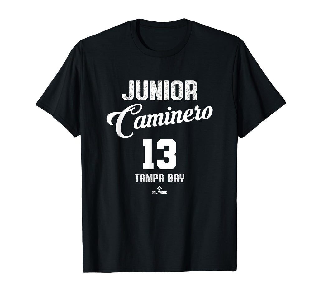 Junior Caminero 13 Tampa Bay Baseball T-Shirt - Fun Novelty Design Unisex - T-Shirt, Sweatshirt, Hoodie