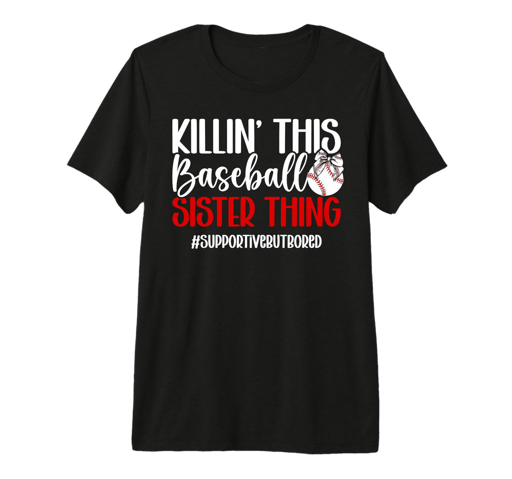 This Baseball Sister Thing Sister T-Shirt - Minimalist Print Men Women - T-Shirt, Sweatshirt, Hoodie