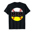 Softball Mom Baseball Mom Sports Mama T-Shirt - Custom Art Print Unisex - T-Shirt, Sweatshirt, Hoodie