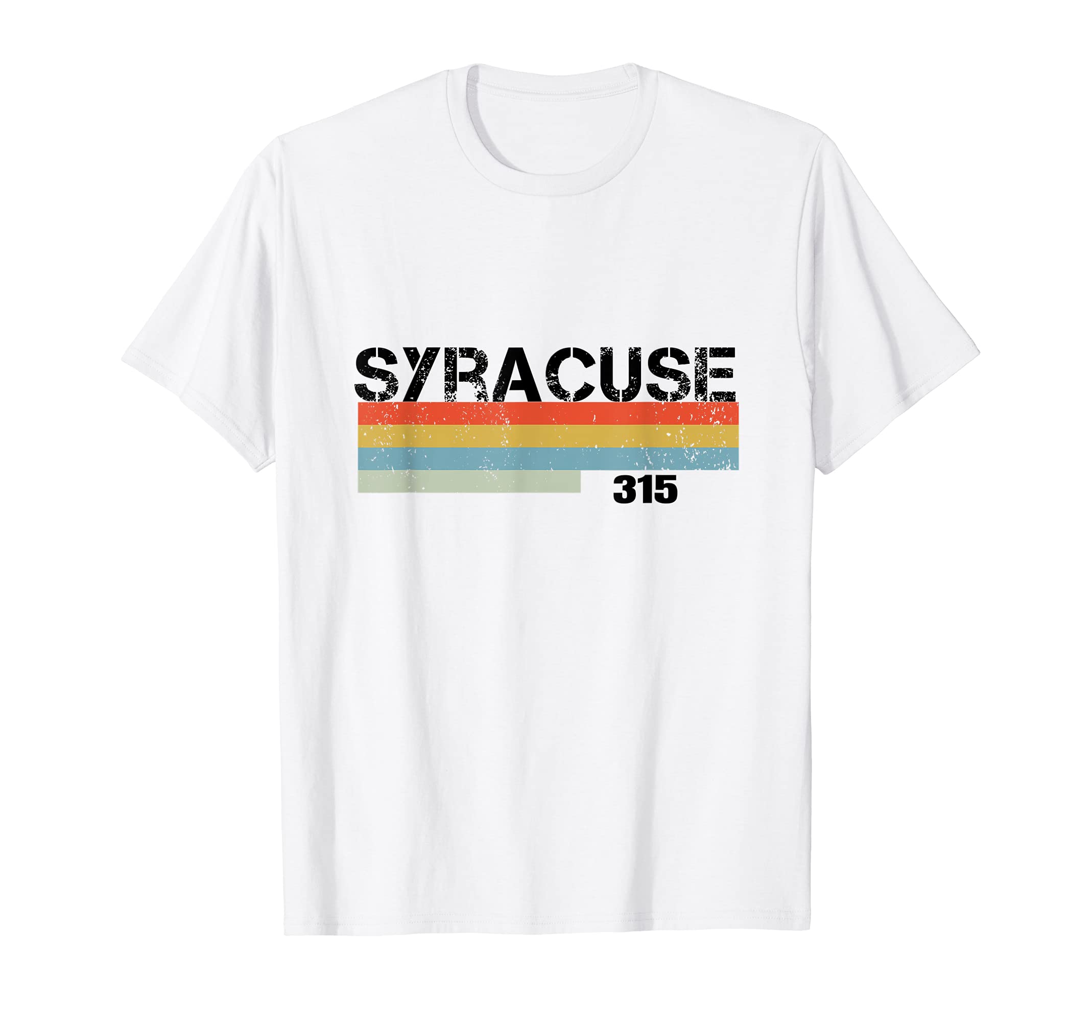 Syracuse Stripes T-Shirt - Minimalist Print for Adults - T-Shirt, Sweatshirt, Hoodie