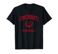 Cincinnati Baseball Gameday Baseball T-Shirt - Custom Art Print Unisex - T-Shirt, Sweatshirt, Hoodie