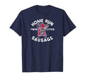 Breakingt Home Run Sausage Navy T-Shirt - Minimalist Print for Adults - T-Shirt, Sweatshirt, Hoodie