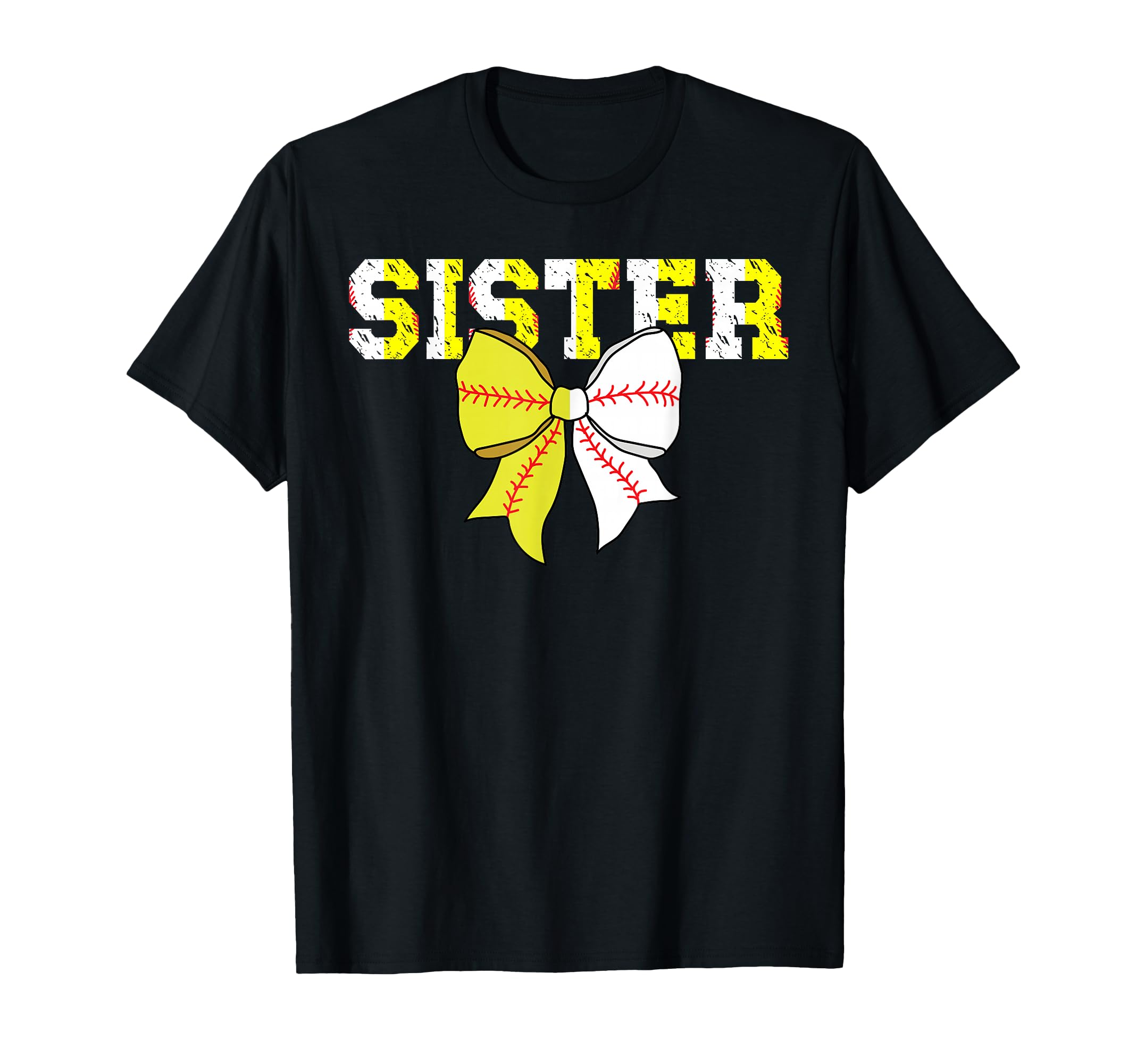 Baseball Softball Sister T-Shirt - Casual Everyday Wear for Adults - T-Shirt, Sweatshirt, Hoodie