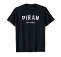 Varsity Piran Slovenia T-Shirt - Fun Novelty Design Men Women - T-Shirt, Sweatshirt, Hoodie