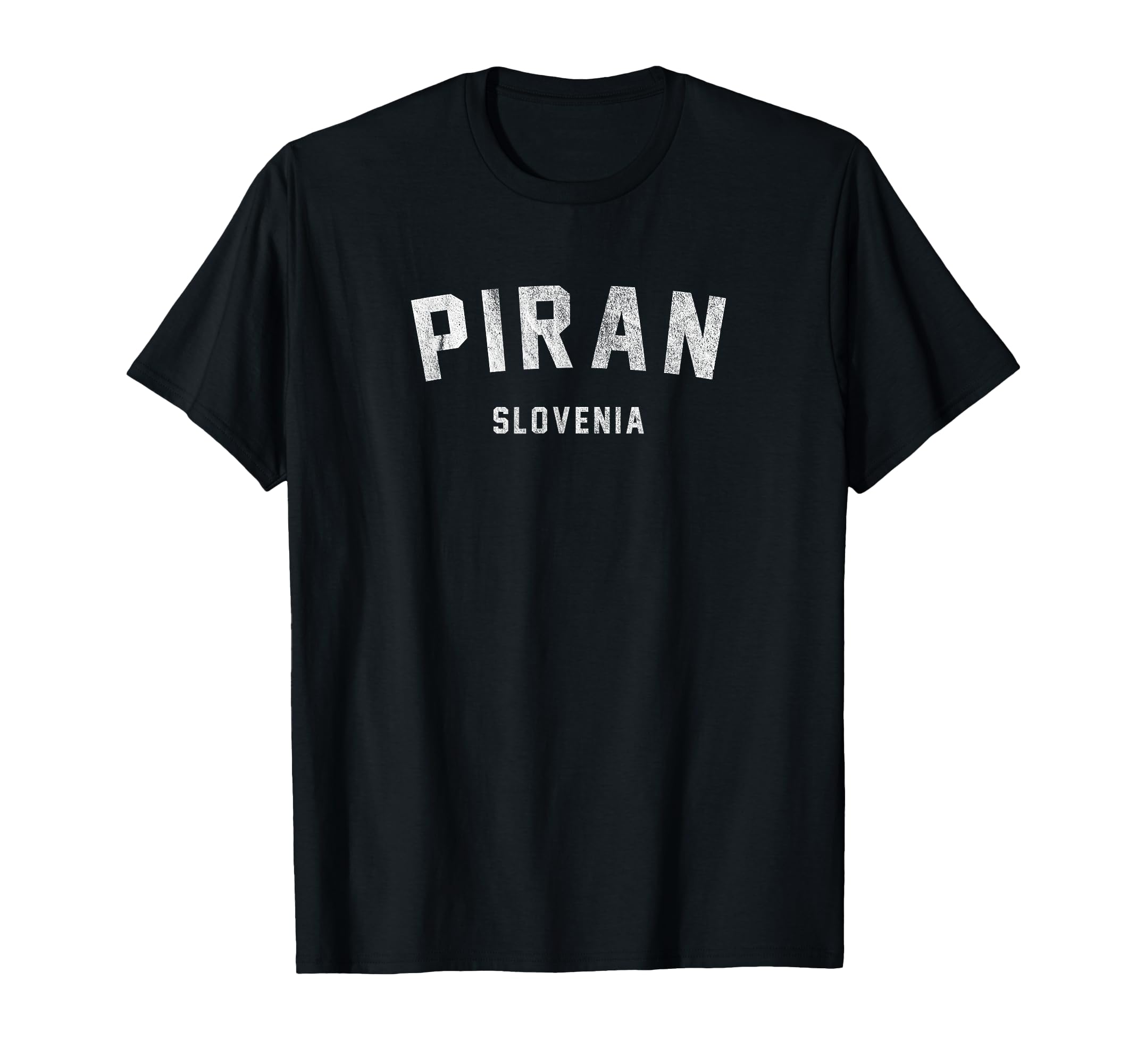 Varsity Piran Slovenia T-Shirt - Fun Novelty Design Men Women - T-Shirt, Sweatshirt, Hoodie