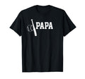 Number One Baseball Papa Fathers T-Shirt - Fun Novelty Design for Adults - T-Shirt, Sweatshirt, Hoodie