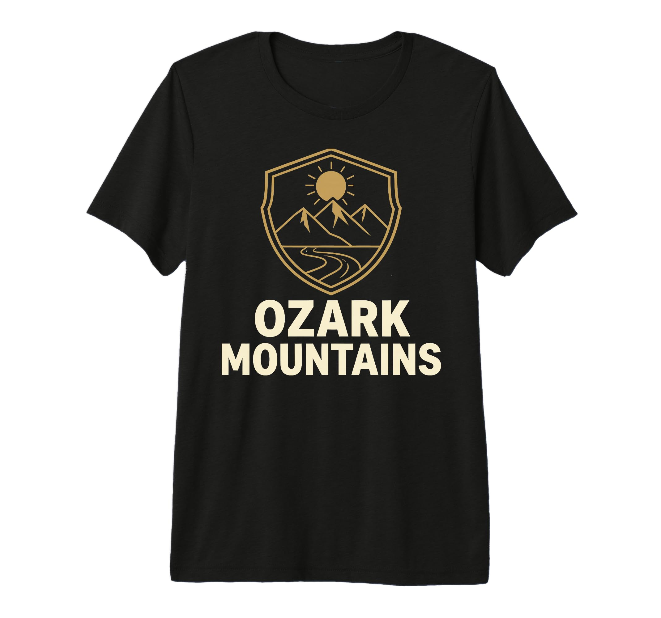 Ozark Mountains Arkansas Etro Sunset T-Shirt - Custom Art Print for Adults - T-Shirt, Sweatshirt, Hoodie