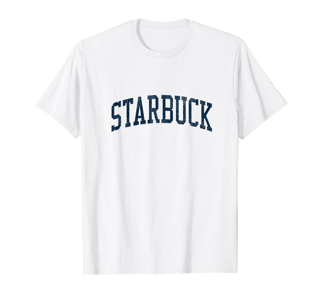 Starbuck Mn Athletic Sports Jsn2 Navy T-Shirt - Minimalist Print Unisex - T-Shirt, Sweatshirt, Hoodie