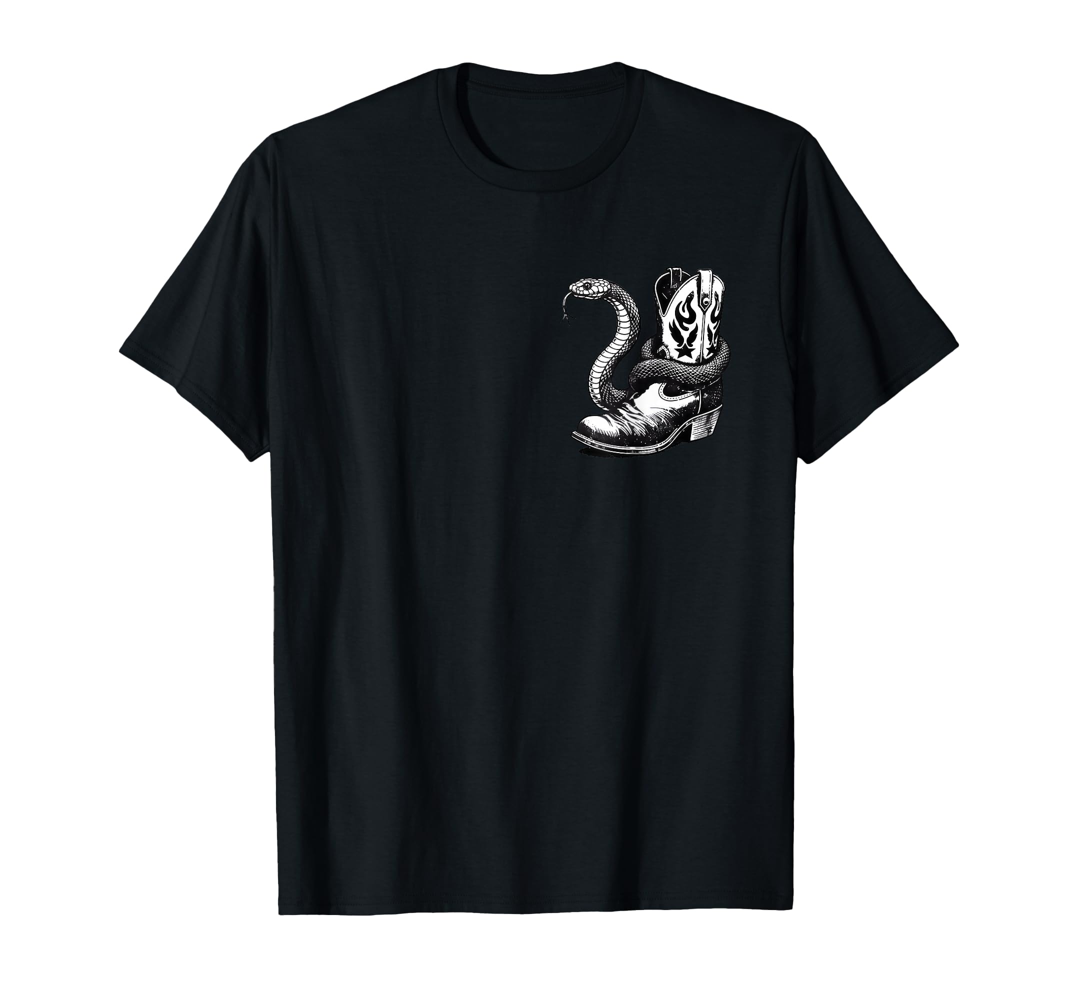 Snake My Boot T-Shirt - Graphic Print Unisex - T-Shirt, Sweatshirt, Hoodie
