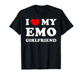 I Love My Emo Girlfriend I Heart My Emo T-Shirt - Minimalist Print Unisex - T-Shirt, Sweatshirt, Hoodie