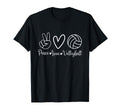 Peace Love Volleyball Volleyball Lover T-Shirt - Trendy Graphic Men Women - T-Shirt, Sweatshirt, Hoodie