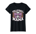 Volleyball Mama Coquette Bow Game Day T-Shirt - Trendy Graphic for Adults - T-Shirt, Sweatshirt, Hoodie
