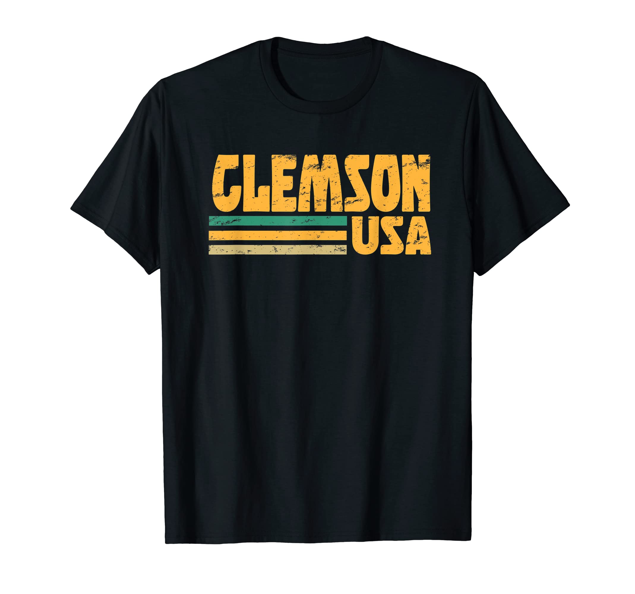 Clemson Distressed T-Shirt - Custom Art Print Men Women - T-Shirt, Sweatshirt, Hoodie