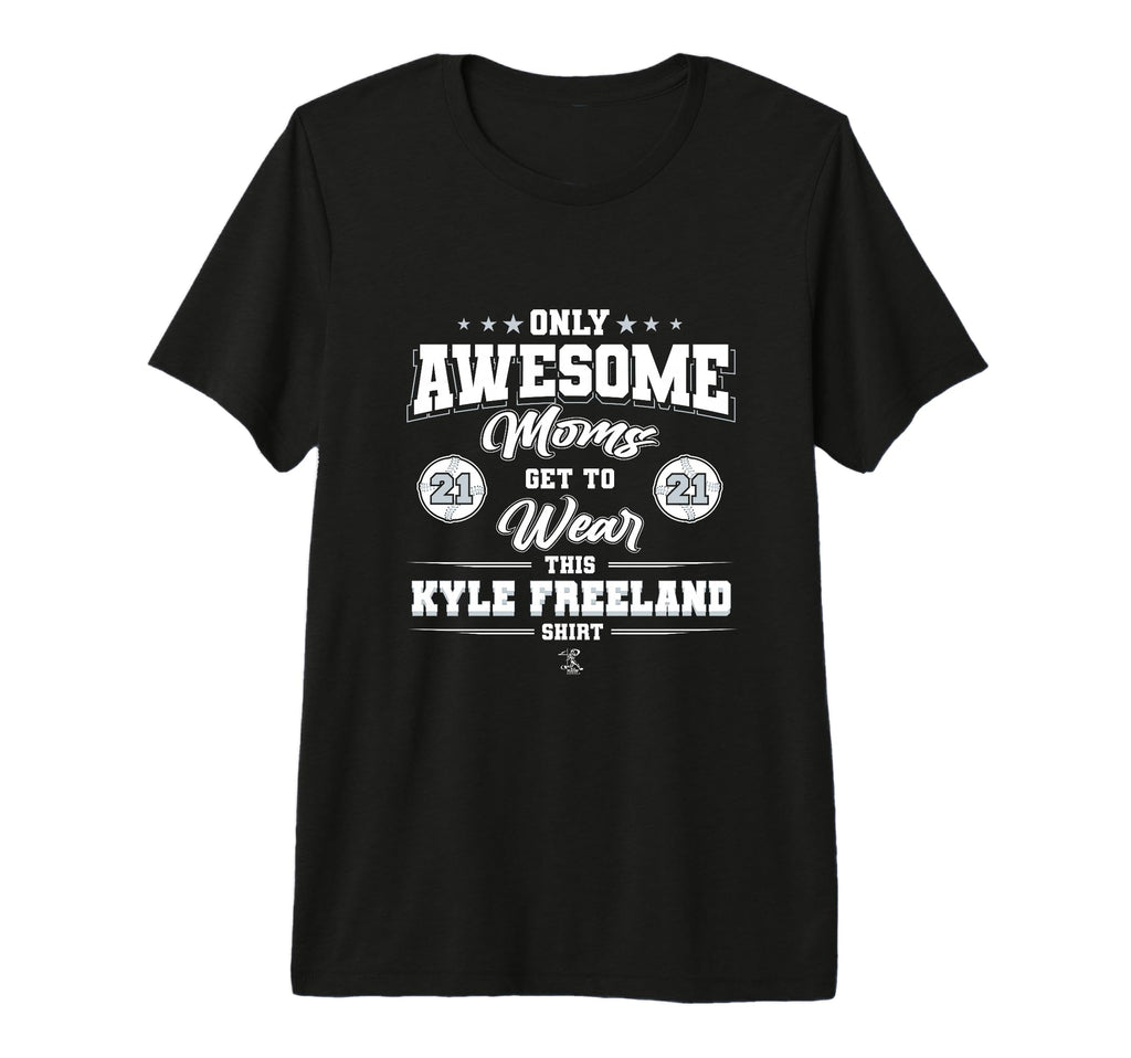 Kyle Freeland Awesome Moms Tri Blend T-Shirt - Custom Art Print for Adults - T-Shirt, Sweatshirt, Hoodie