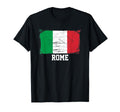 Rome Distressed Italian Flag T-Shirt - Trendy Graphic Men Women - T-Shirt, Sweatshirt, Hoodie