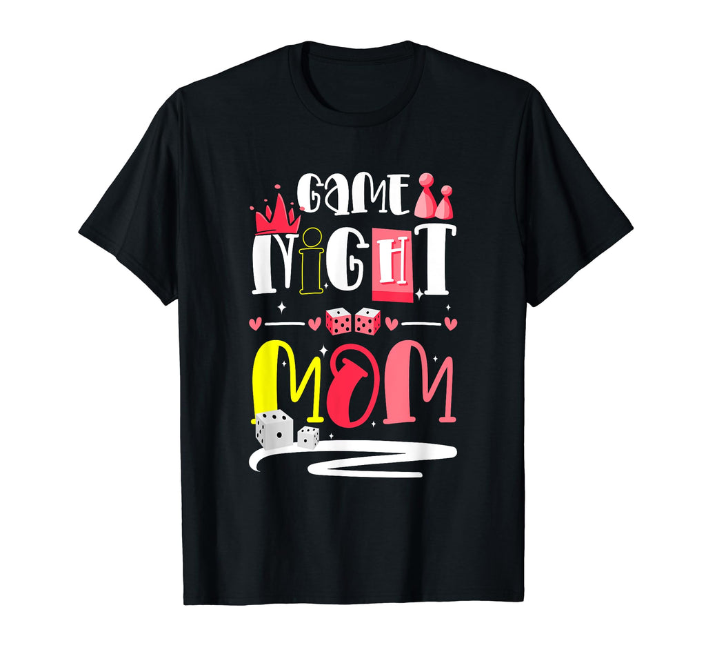 Game Night Mom Board Game Night Mothers T-Shirt - Graphic Print for Adults - T-Shirt, Sweatshirt, Hoodie