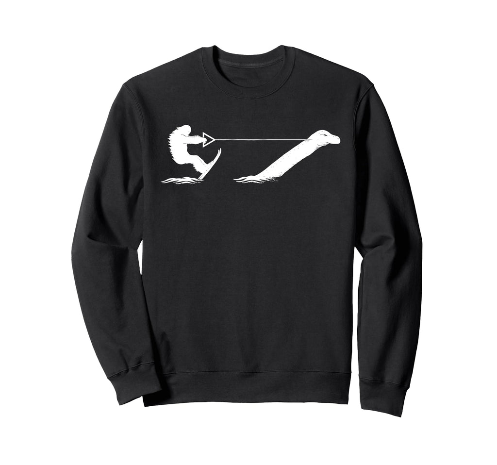 Bigfoot Water Ski Loch Ness Sweatshirt - Casual Everyday Wear Men Women - T-Shirt, Sweatshirt, Hoodie