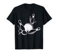 80S Neon Sign Strike Bowling T-Shirt - Graphic Print Unisex - T-Shirt, Sweatshirt, Hoodie