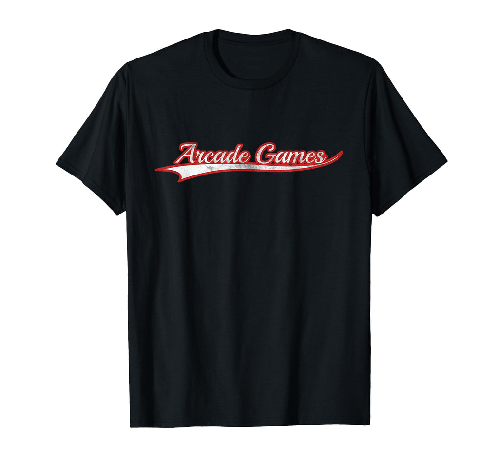 Arcade Games Gaming Machine Varsity T-Shirt - Unique Graphic for Adults - T-Shirt, Sweatshirt, Hoodie