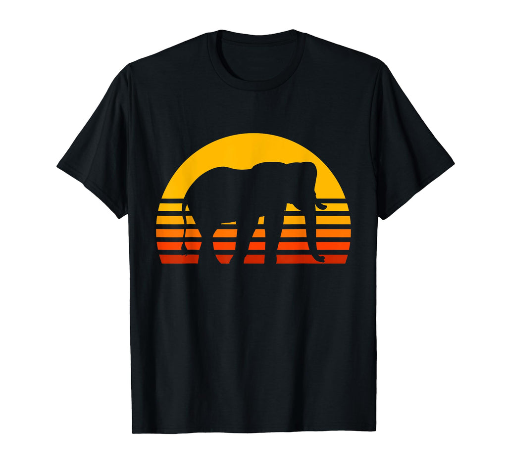 Elephant Sunset Elephant Gift T-Shirt - Aesthetic Graphic Unisex - T-Shirt, Sweatshirt, Hoodie