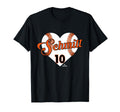 Baseball Heart Casey Schmitt San T-Shirt - Novelty Apparel for Adults - T-Shirt, Sweatshirt, Hoodie