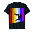 Distressed Parkour Silhouette T-Shirt - Aesthetic Graphic Unisex - T-Shirt, Sweatshirt, Hoodie