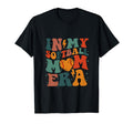 My Softball Mom Era Groovy Mom Life T-Shirt - Unique Graphic Men Women - T-Shirt, Sweatshirt, Hoodie