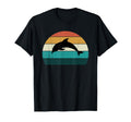 Dolphin Sunset Aquatic Mammals T-Shirt - Minimalist Print for Adults - T-Shirt, Sweatshirt, Hoodie