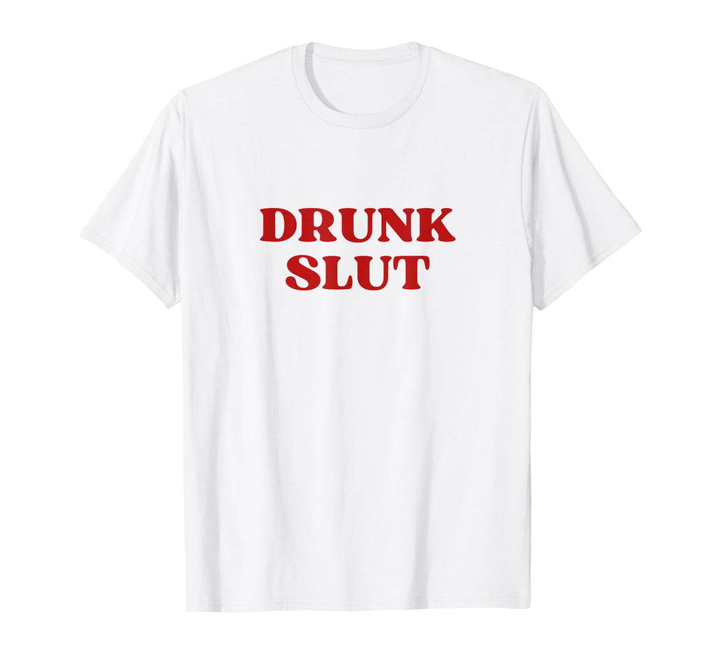 Drunk Slut Y2K Aesthetic T-Shirt - Custom Art Print for Adults - T-Shirt, Sweatshirt, Hoodie