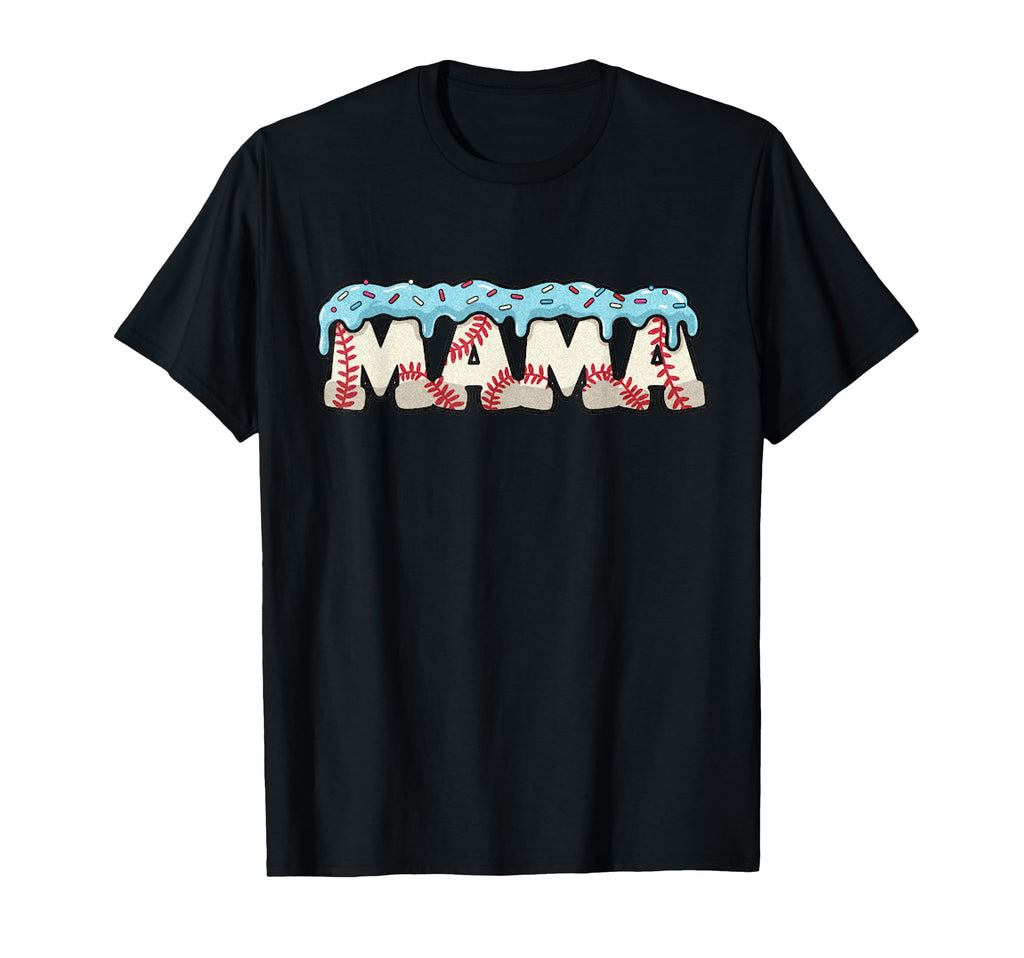 Baseball Ice Cream Dripping Baseball T-Shirt - Minimalist Print for Adults - T-Shirt, Sweatshirt, Hoodie