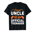 Proud Uncle Teenager Baseball 13Th T-Shirt - Custom Art Print for Adults - T-Shirt, Sweatshirt, Hoodie