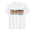 1980S Stripes Columbus Oh T-Shirt - Graphic Print Unisex - T-Shirt, Sweatshirt, Hoodie