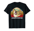 Labrador Retriever Dog Dad Sunset Beach T-Shirt - Trendy Graphic Men Women - T-Shirt, Sweatshirt, Hoodie