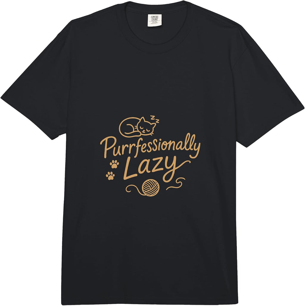 Cats sayings merch for animal lovers - Adult & Kids T-Shirts, Sweatshirts & Hoodies apparel design preview 1